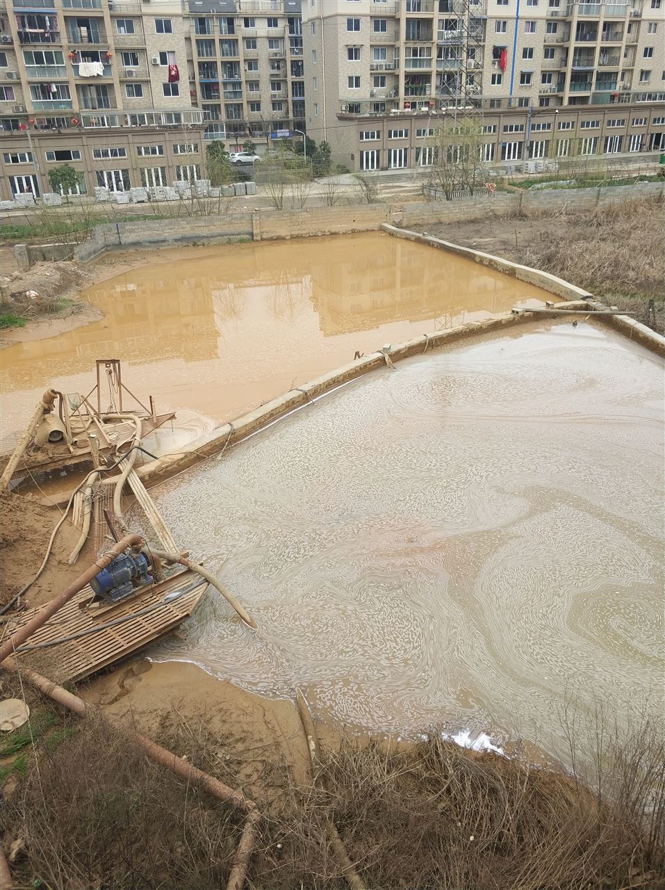 清远沉淀池淤泥清理-厂区废水池淤泥清淤